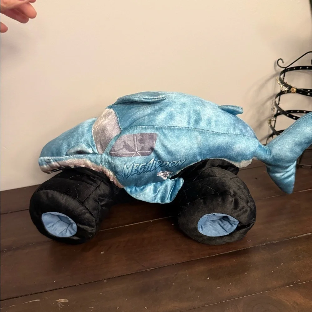 Monster Jam MEGALODON Plush Monster Truck Shark Toy